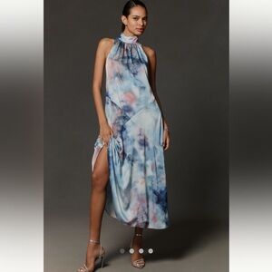 Anthropologie Halter Dress